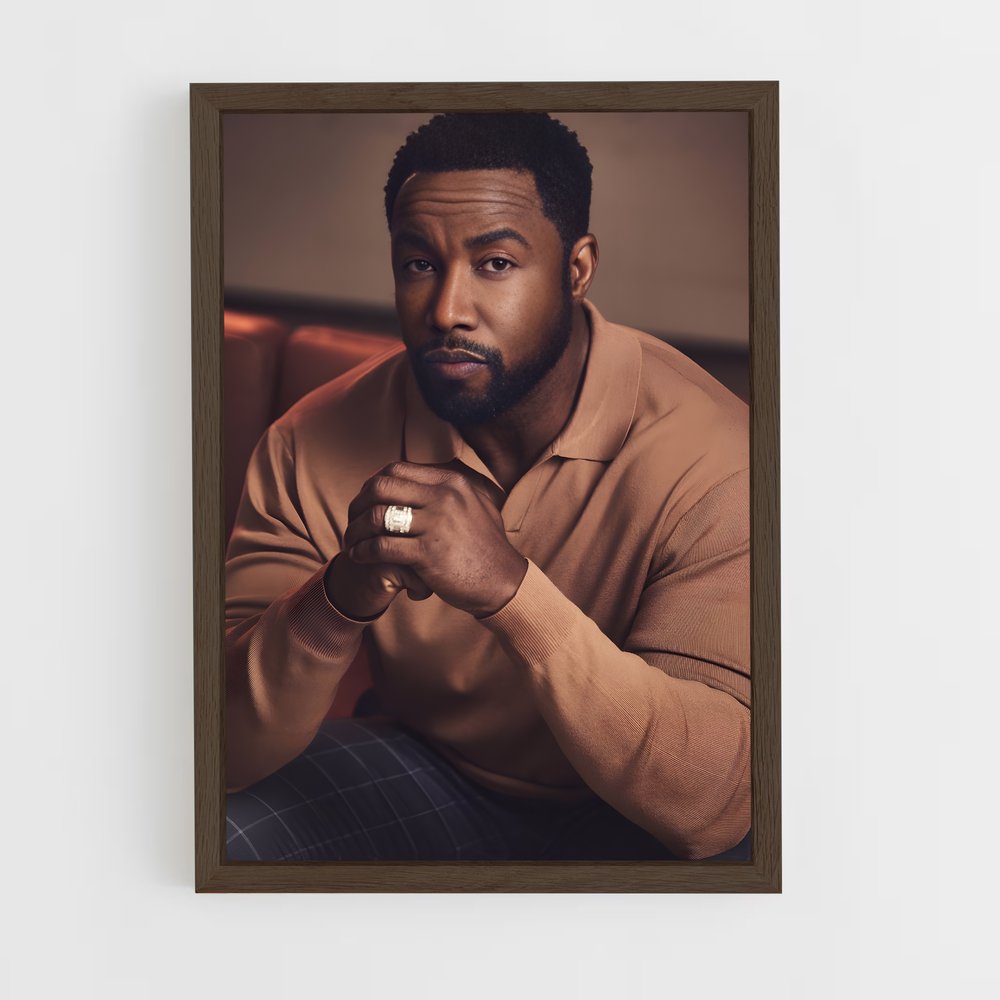 Poster L'Homme au Pull Brun – affiche Karaté (vue 5)